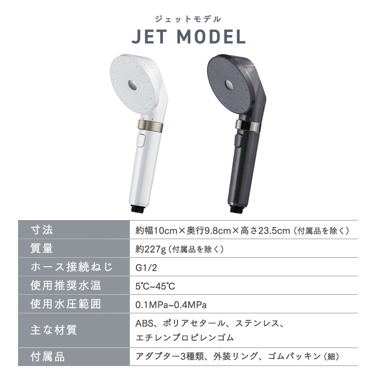 楽天市場】シャワーヘッド マイクロナノバブル 節水 止水 ウルトラ