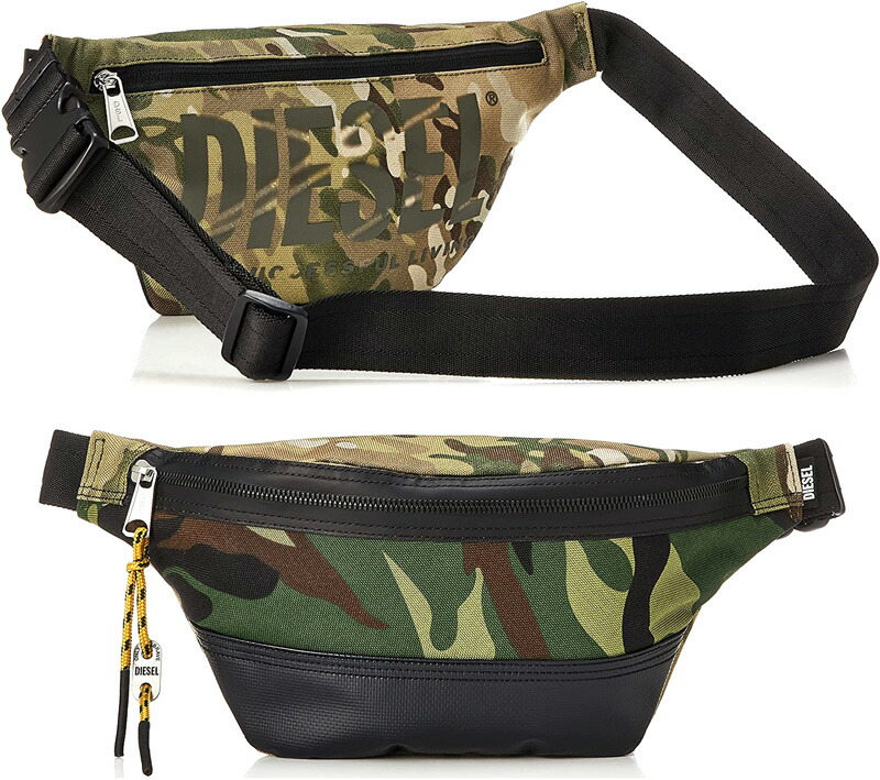 楽天市場】DIESEL ディーゼル ウエストバッグカーキグリーン