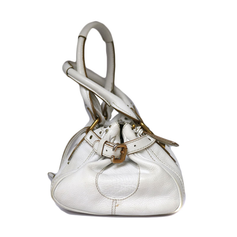 楽天市場】【クロエ】パディントンMM バッグ 鍵 ホワイト 白