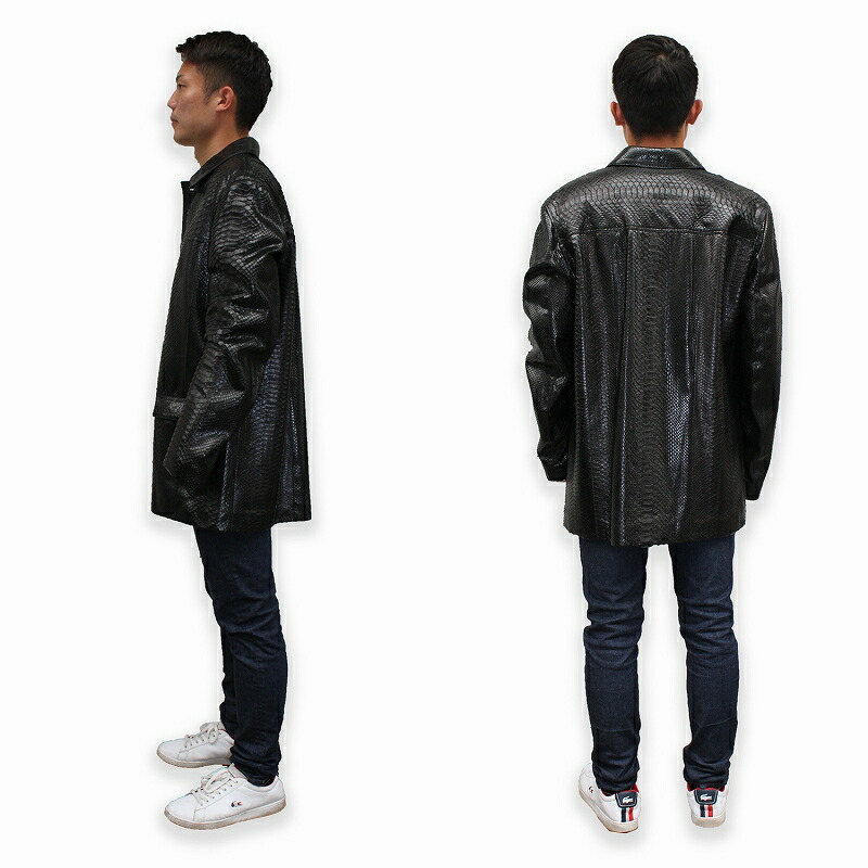 楽天市場】パイソン メンズ ステンカラーコート ステンカラー