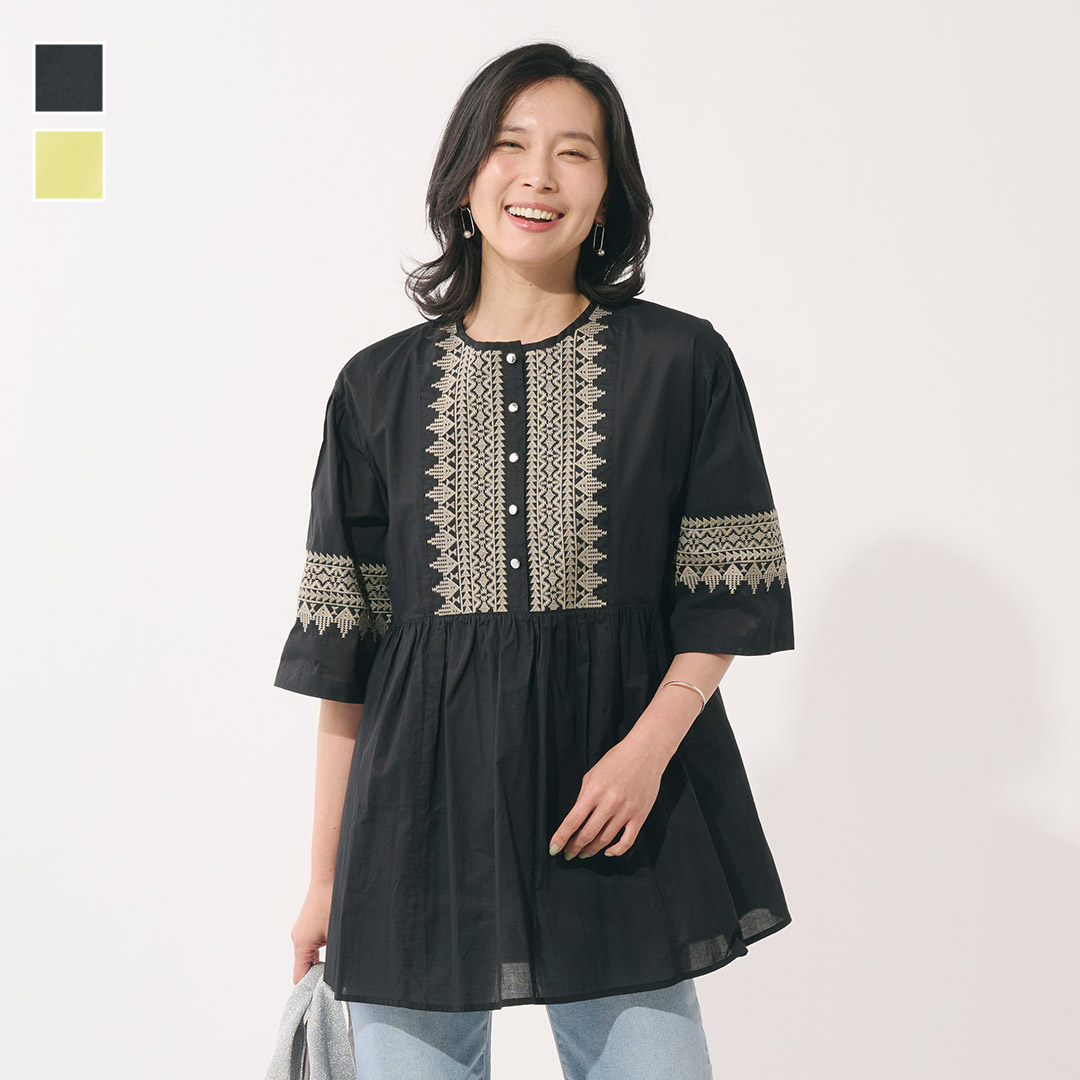 楽天市場】【KEYUCA公式店】ケユカ刺繍チュニック[レディース トップス