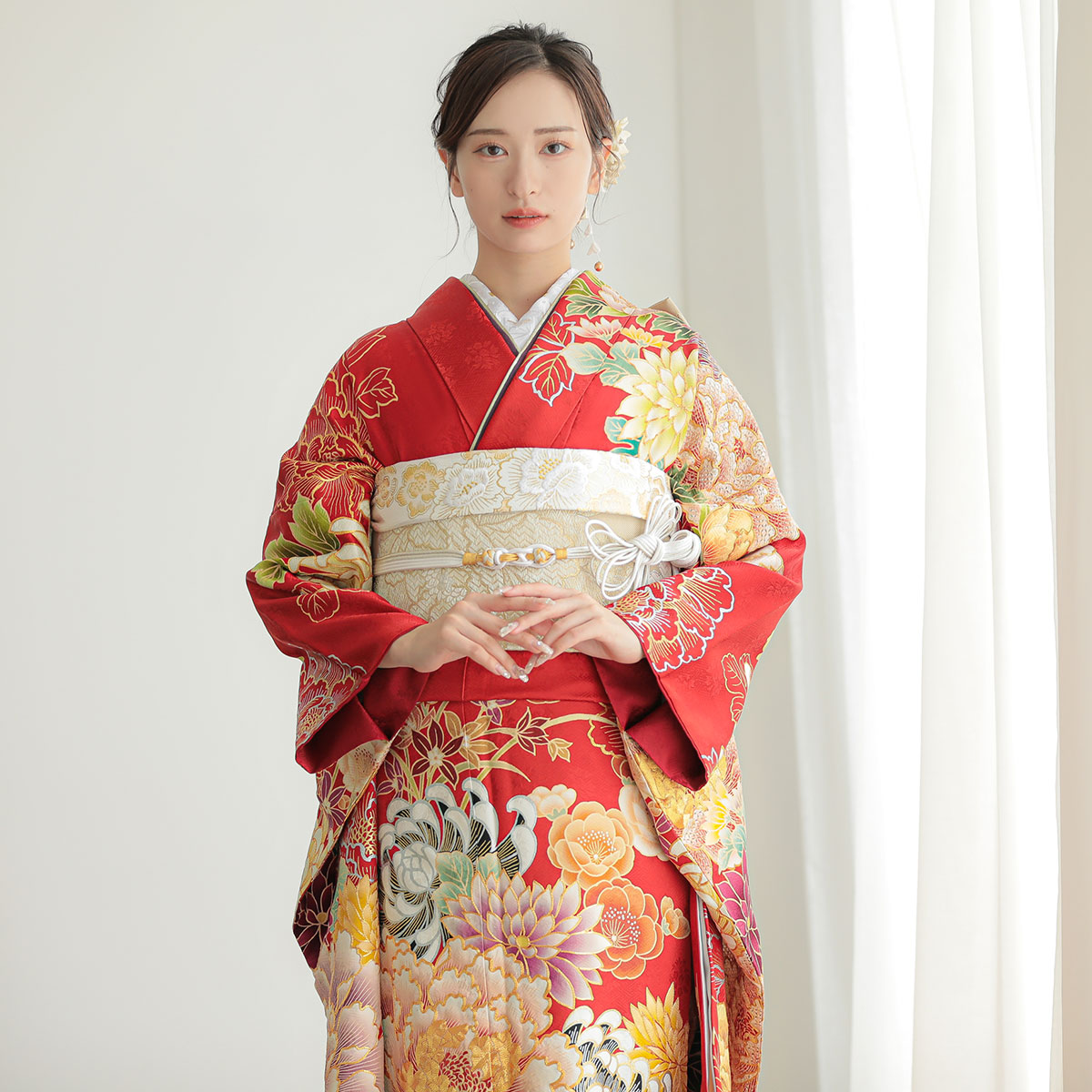 楽天市場】成人式早割クーポン10％オフ【振袖 レンタル】RS2059 正絹