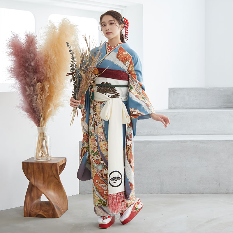 楽天市場】成人式早割クーポン10％オフ【振袖 レンタル】RS829 正絹