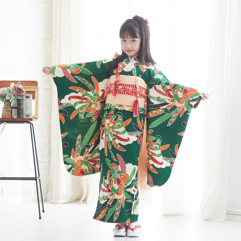 楽天市場】【レンタル】753 七五三 着物 7歳 フルセット 女の子