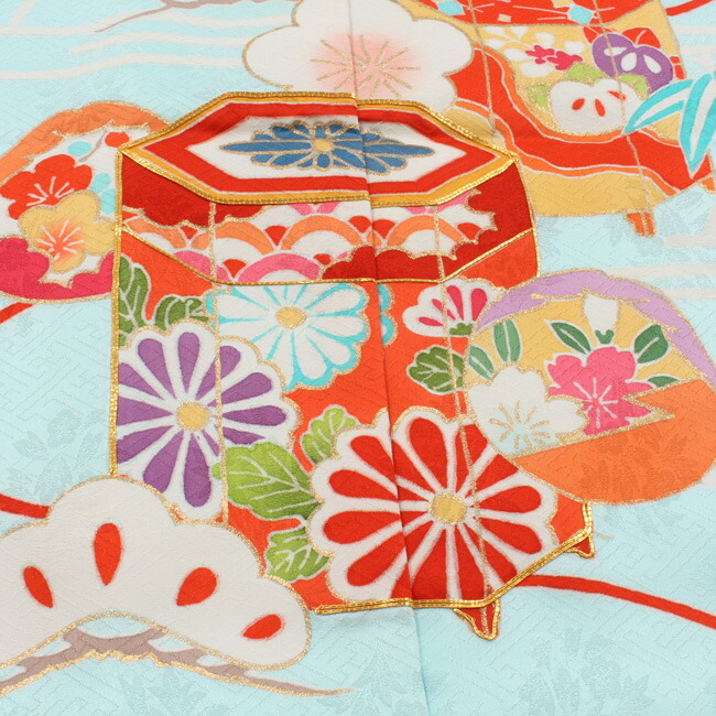 楽天市場】【3/4 20時〜☆10%OFF】七五三 7歳 着物 手描き京友禅 正絹