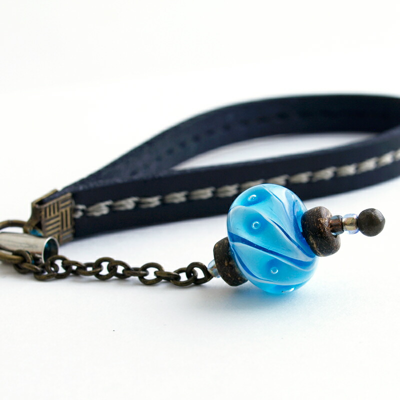 楽天市場】【GL ツイスト ドットビーズ ストラップ】とんぼ玉