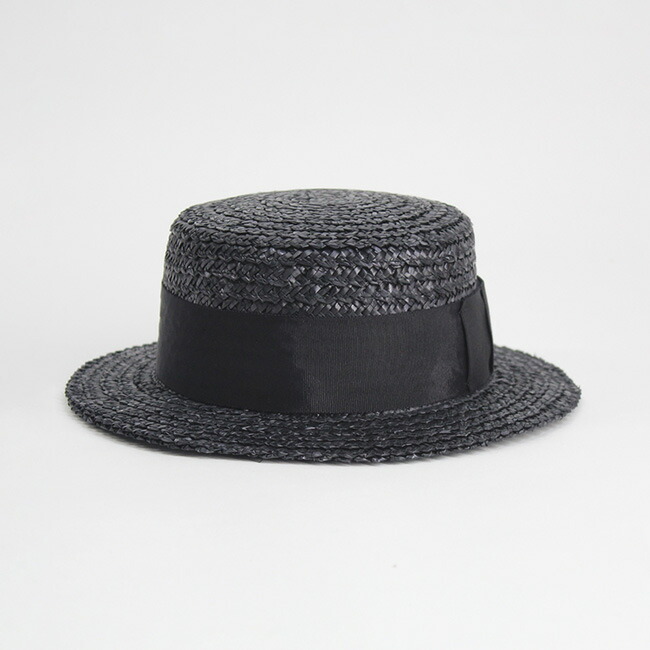 楽天市場】【特典あり】田中帽子店 鬼麦 カンカン帽 ブラック UK-H048