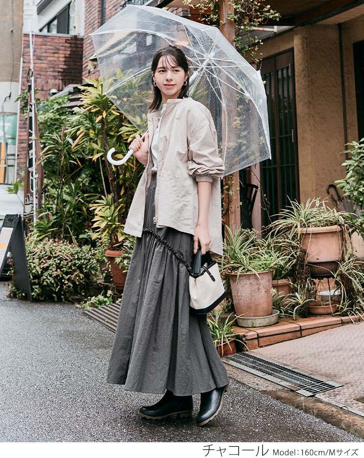 楽天市場】スカート《ギャザー切り替えフレアスカート 全3色