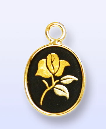 楽天市場】ペンダント バラ P-01 ネックレス 肥後象嵌 伝統工芸品 日本