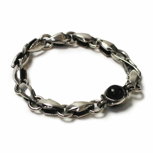 CLAUDIOCALESTANI　クラウディオ カレスターニ ブレスレット クラウディオ カレスターニ / CLAUDIO CALESTANI / シルバー×レザー