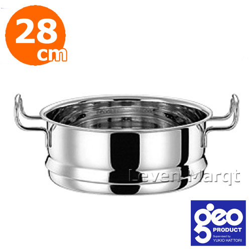楽天市場】ジオ・プロダクト geo product 蒸し器28cm【蒸し鍋/両手鍋