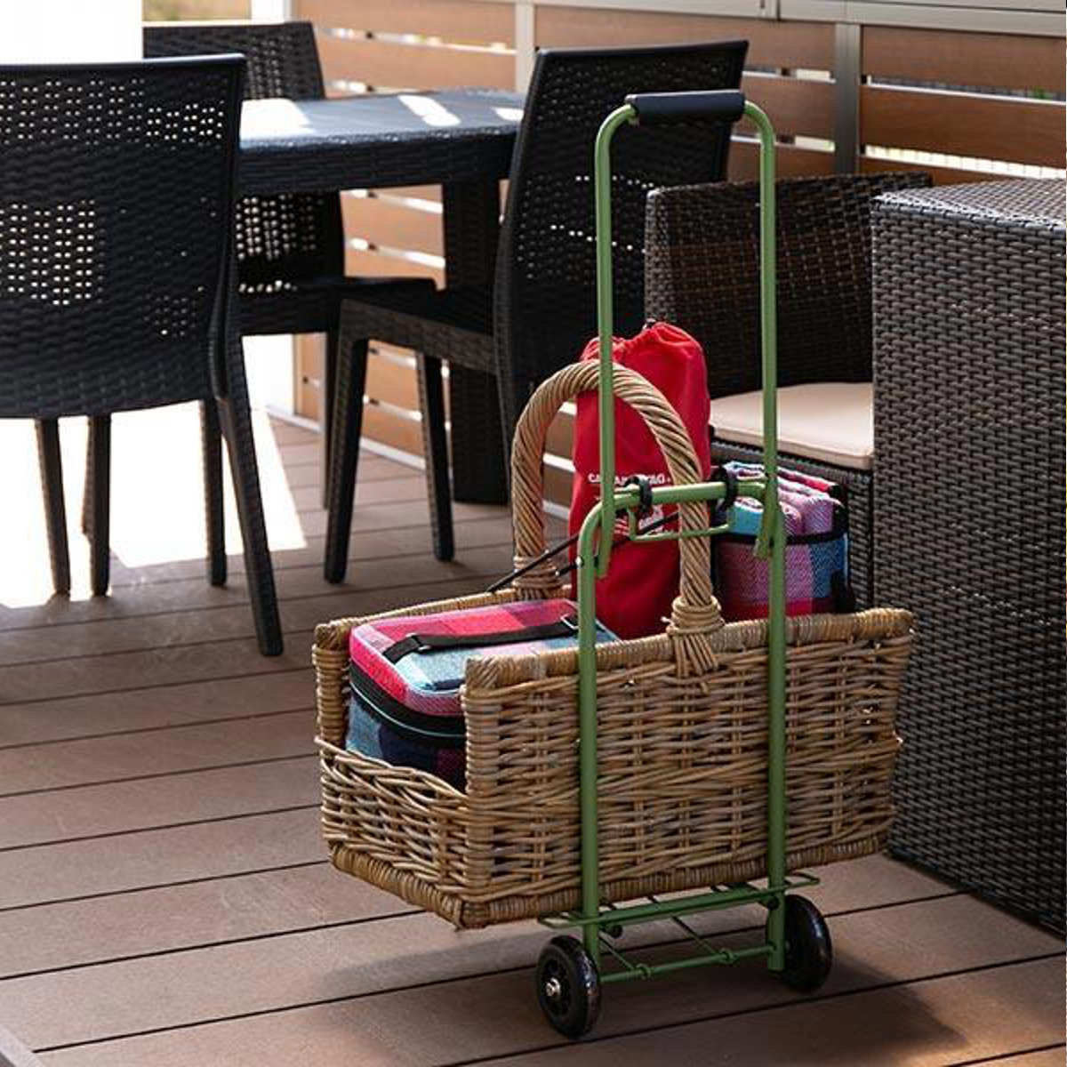 楽天市場】折り畳みカラーカート キャリーカート ゴムバンド付き