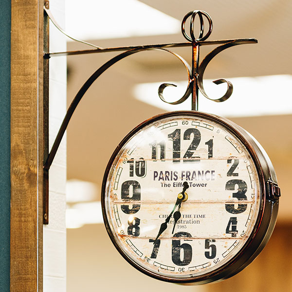 楽天市場】掛け時計 ヴィンテージ両面クロック Paris パリ （ 送料無料