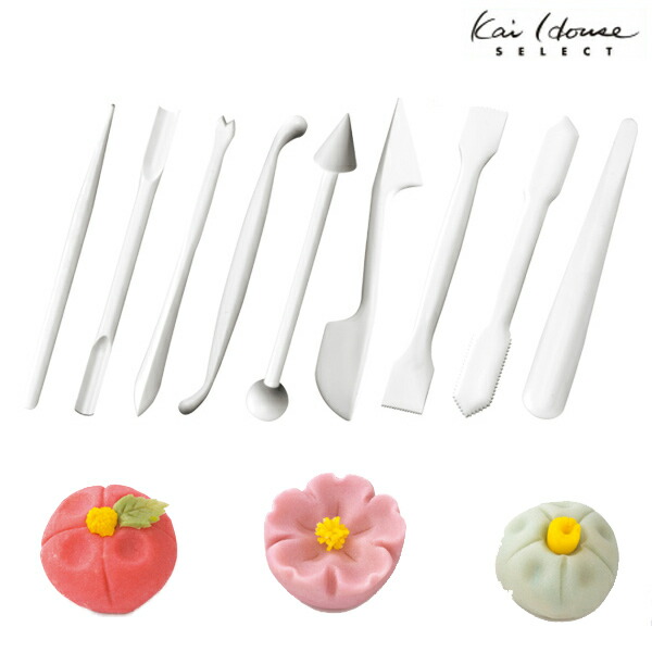 楽天市場】細工棒 和菓子 丸棒セット 9種 日本製 （ 道具 練りきり