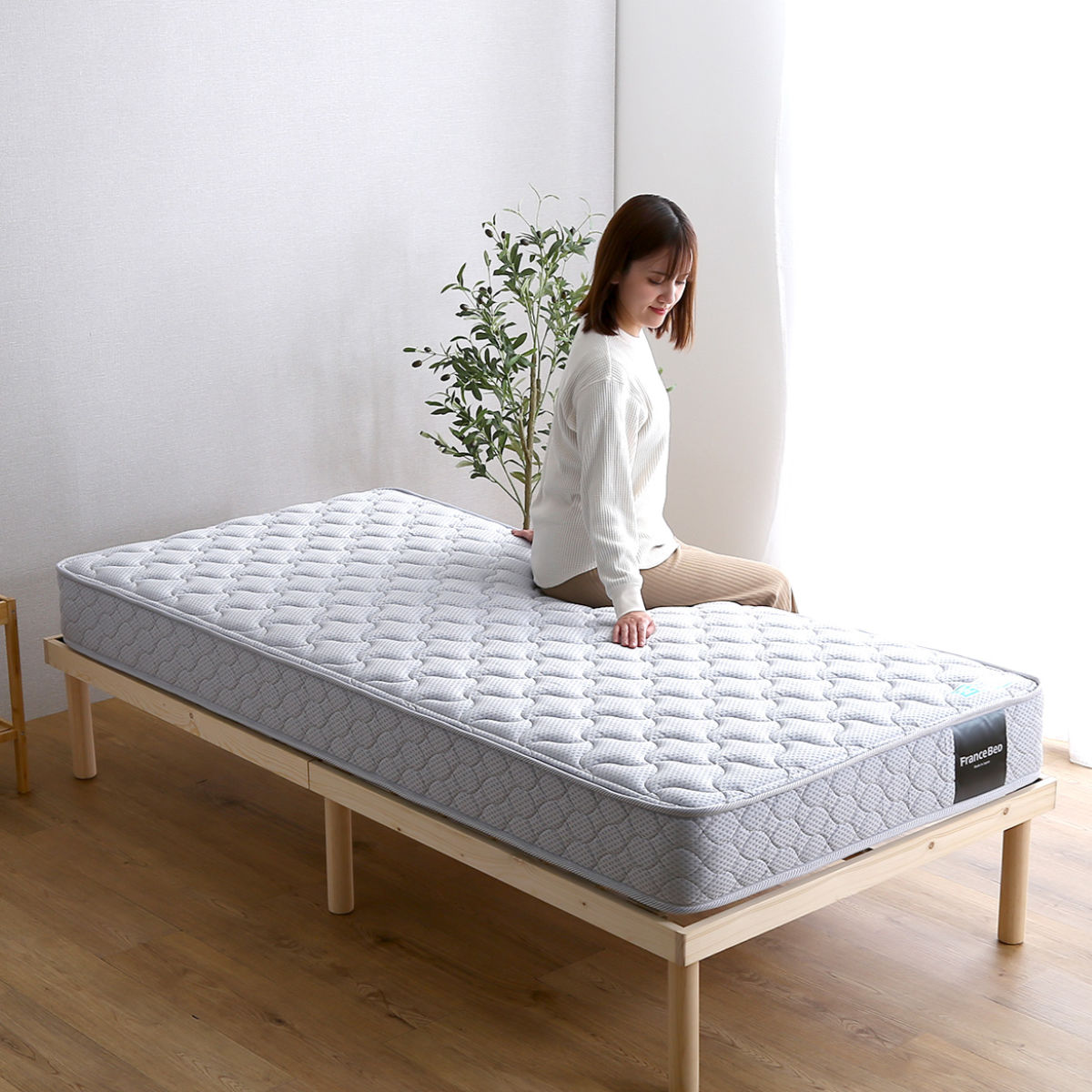 楽天市場】マットレス シングル フランスベッド 抗菌防臭 防ダニ 日本