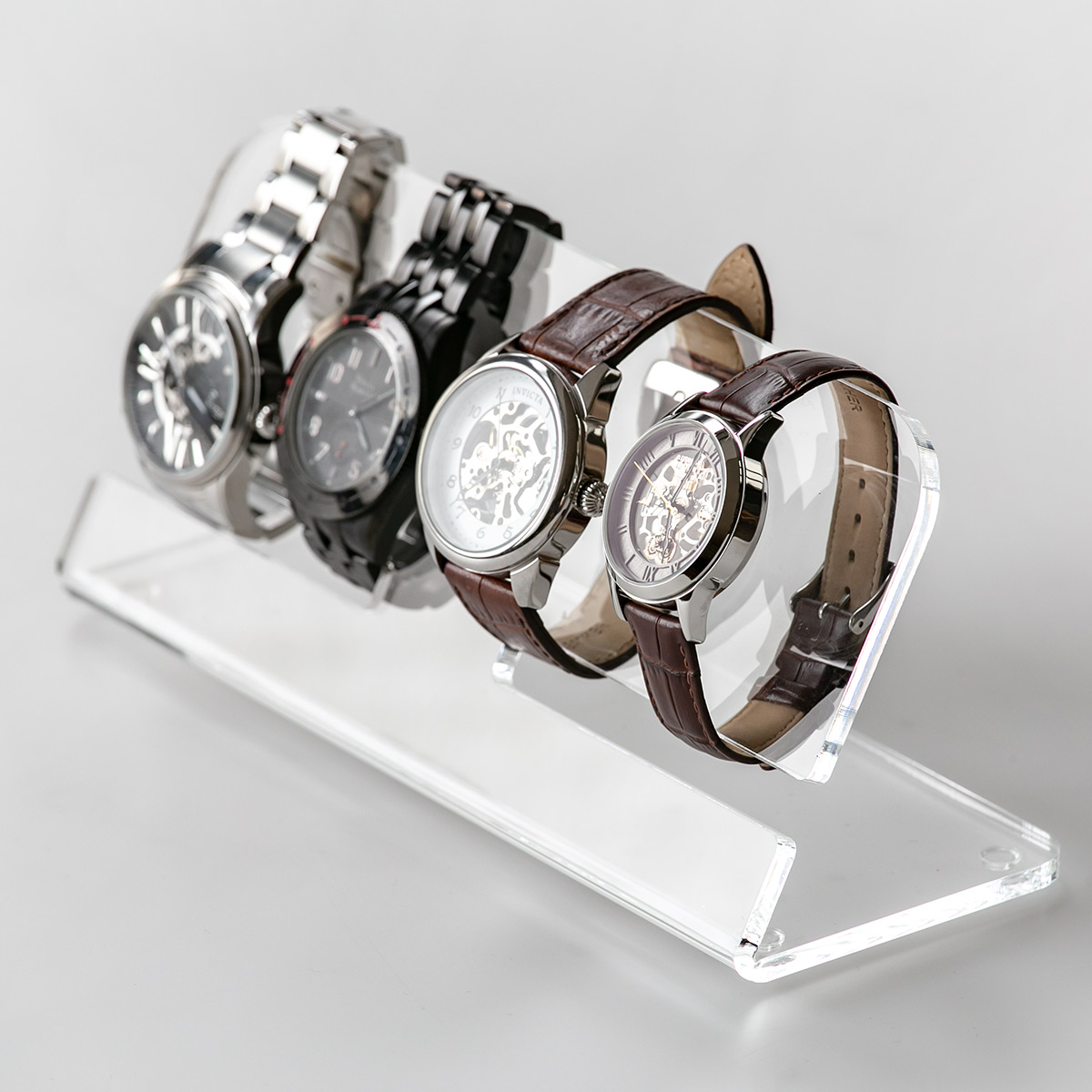 楽天市場】【レビュー特典付き】 ウォッチスタンド amenist アクリル製