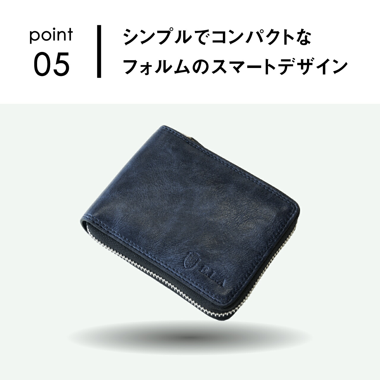 先行セミオーダー☆ 新作シンフォニー ネイビー ミニウォレット(先着9