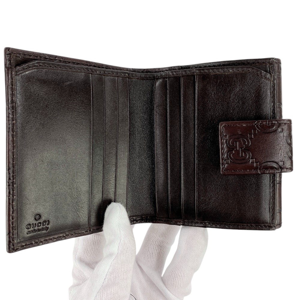 楽天市場】緊急値下げ □新同□ グッチ 二つ折り 財布 コンパクト