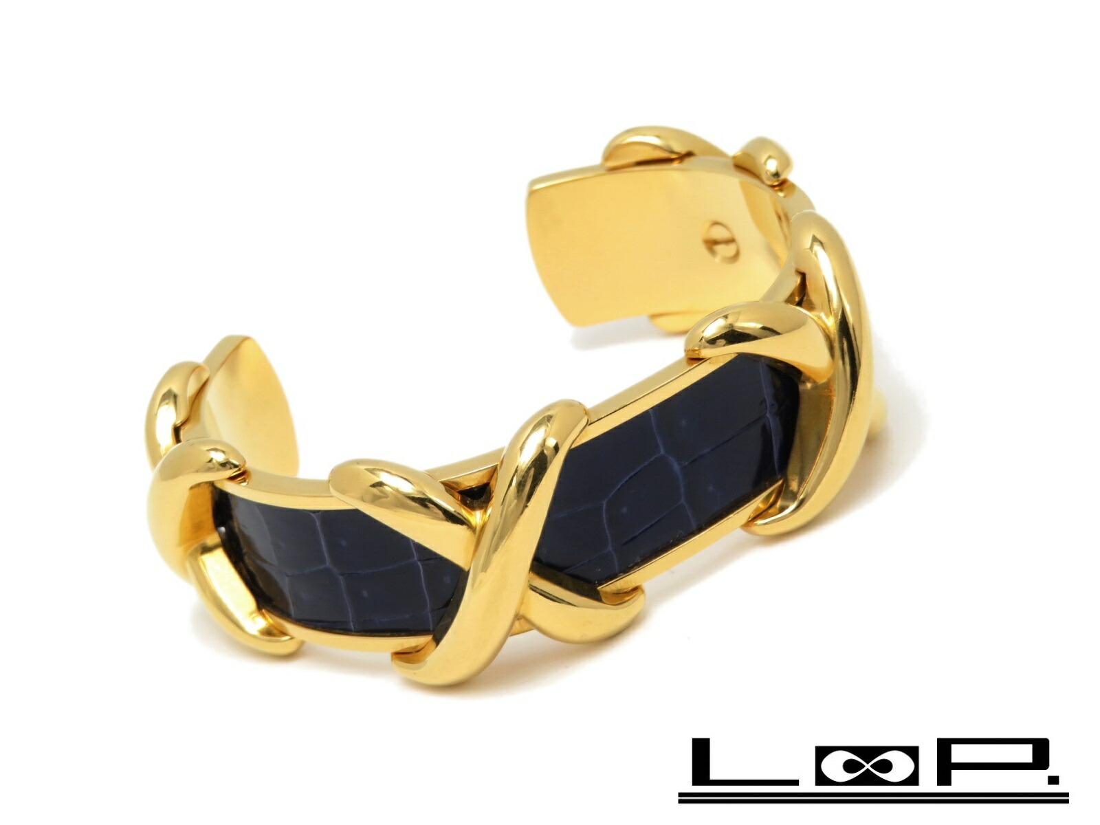 楽天市場】【HERMES】 エルメス バングル クロコ ダイル ブレスレット