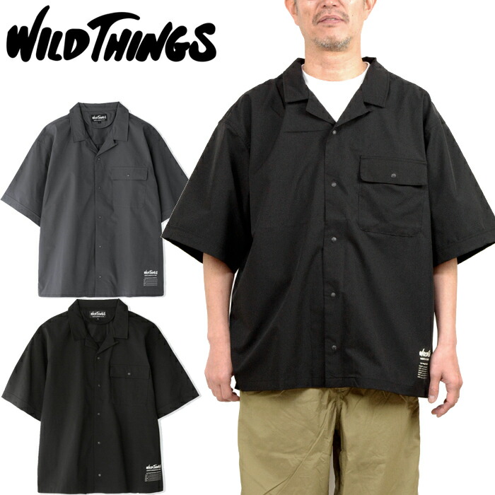 楽天市場】ワイルドシングス WILD THINGS WT25041AD オープンカラー