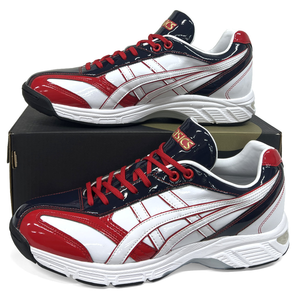 楽天市場】ネイビー×レッド アシックス 野球 トレーニングシューズ