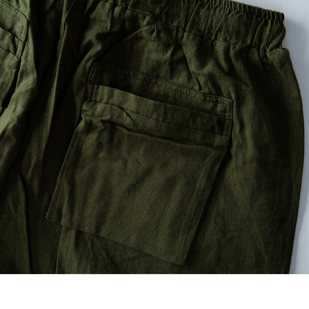 楽天市場】M〜5L サルエルパンツ メンズ ワイド 麻 涼しい ゆったり