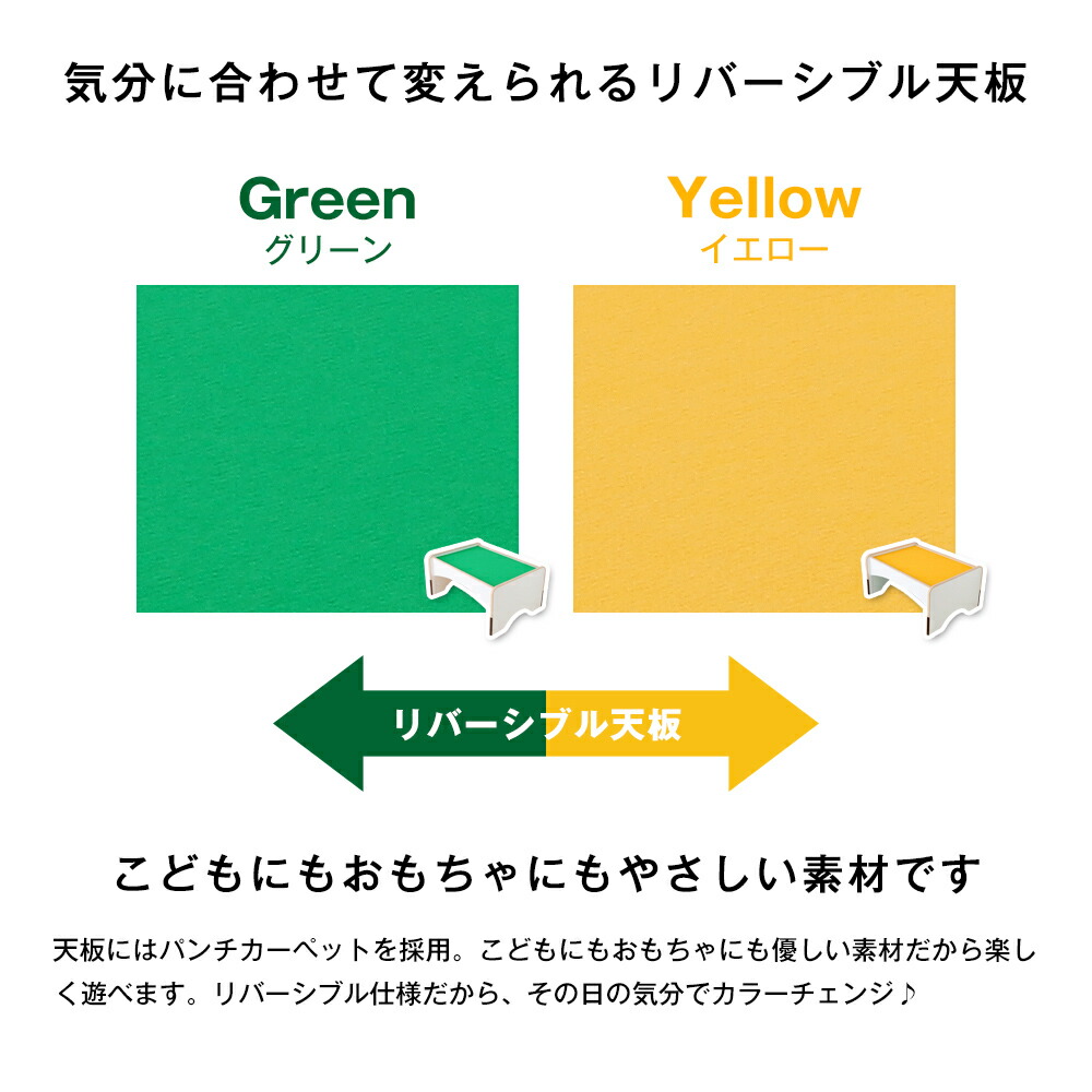 楽天市場】カラコロオリジナル プレイテーブル デラックス 120cm×92cm