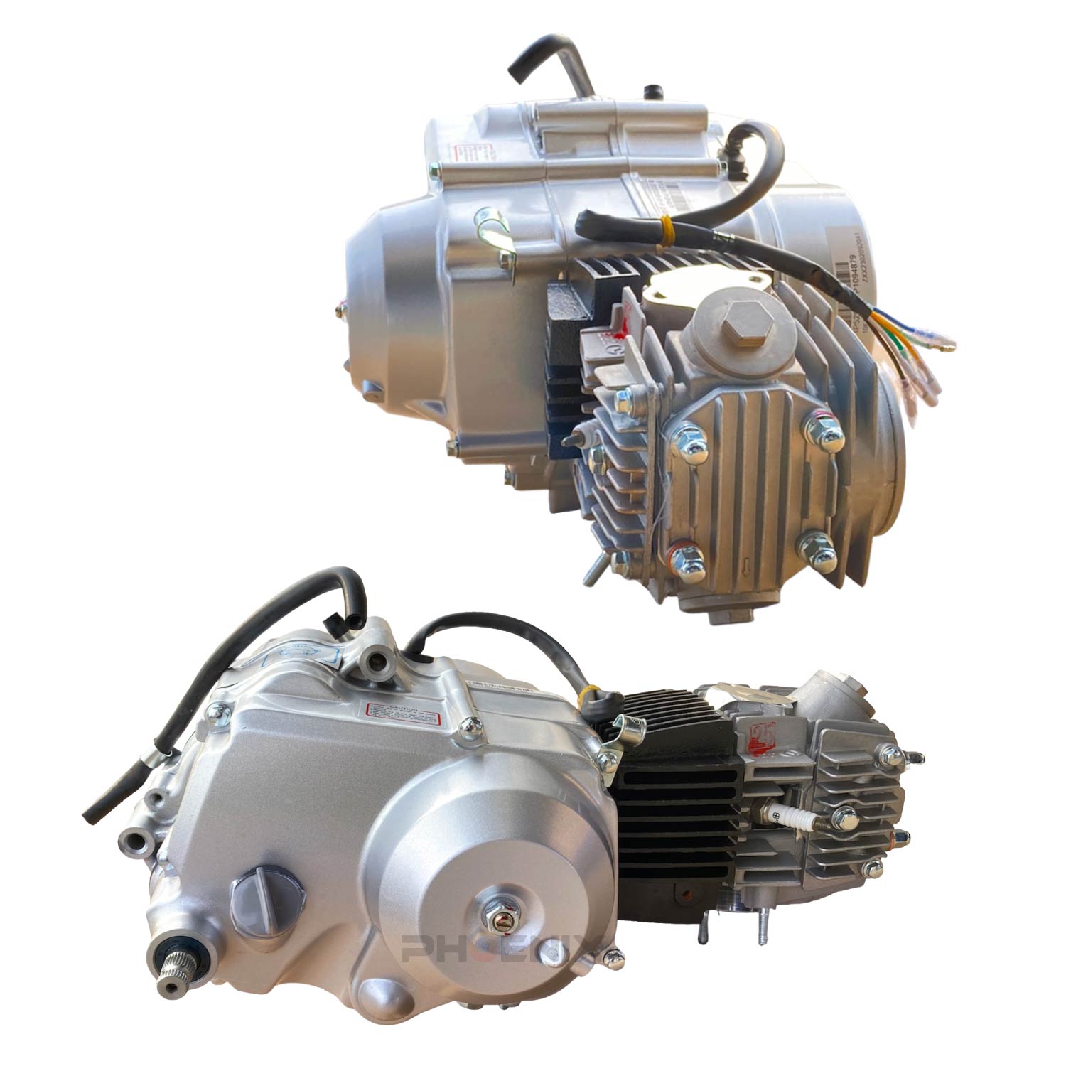 楽天市場】エンジン LIFAN 110cc ノークラッチ 遠心クラッチ 4速 SET