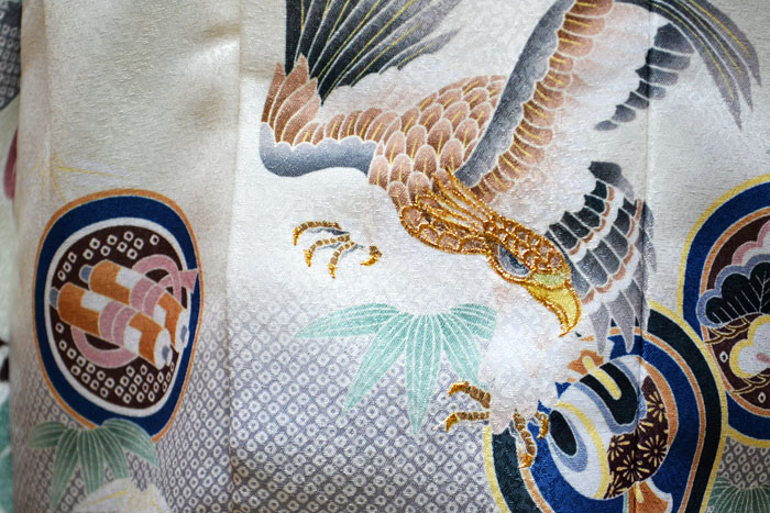 楽天市場】七五三 753 着物 3歳 男の子 被布セット 花うさぎ ブランド