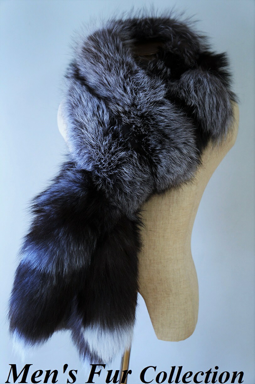 楽天市場】シルバーフォックスファーマフラーストールロングマフラー