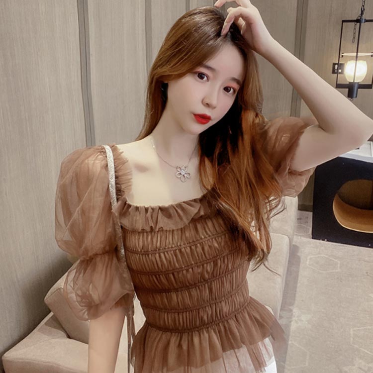 楽天市場】オフショルダー レディース ブラウス チュールブラウス 総