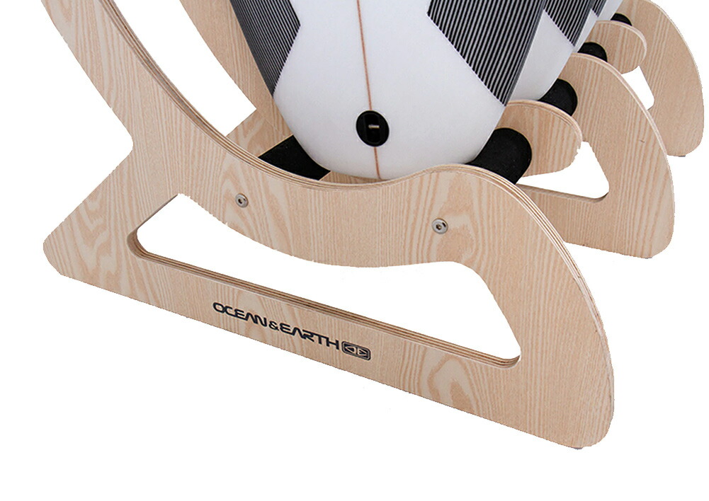 楽天市場】サーフボードラック ティンバーフリースタンディング ボード