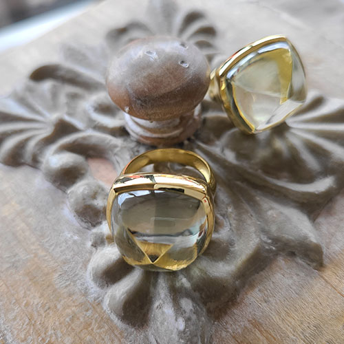 楽天市場】sign グリーンアメジスト 大粒リング 天然石リング シルバー