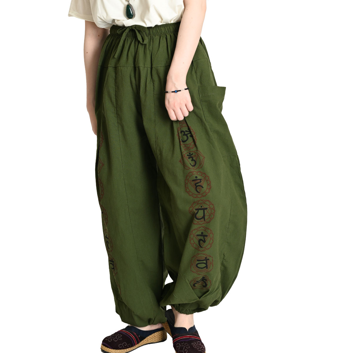 楽天市場】サルエルパンツ メンズ レディース 春 夏 エスニック