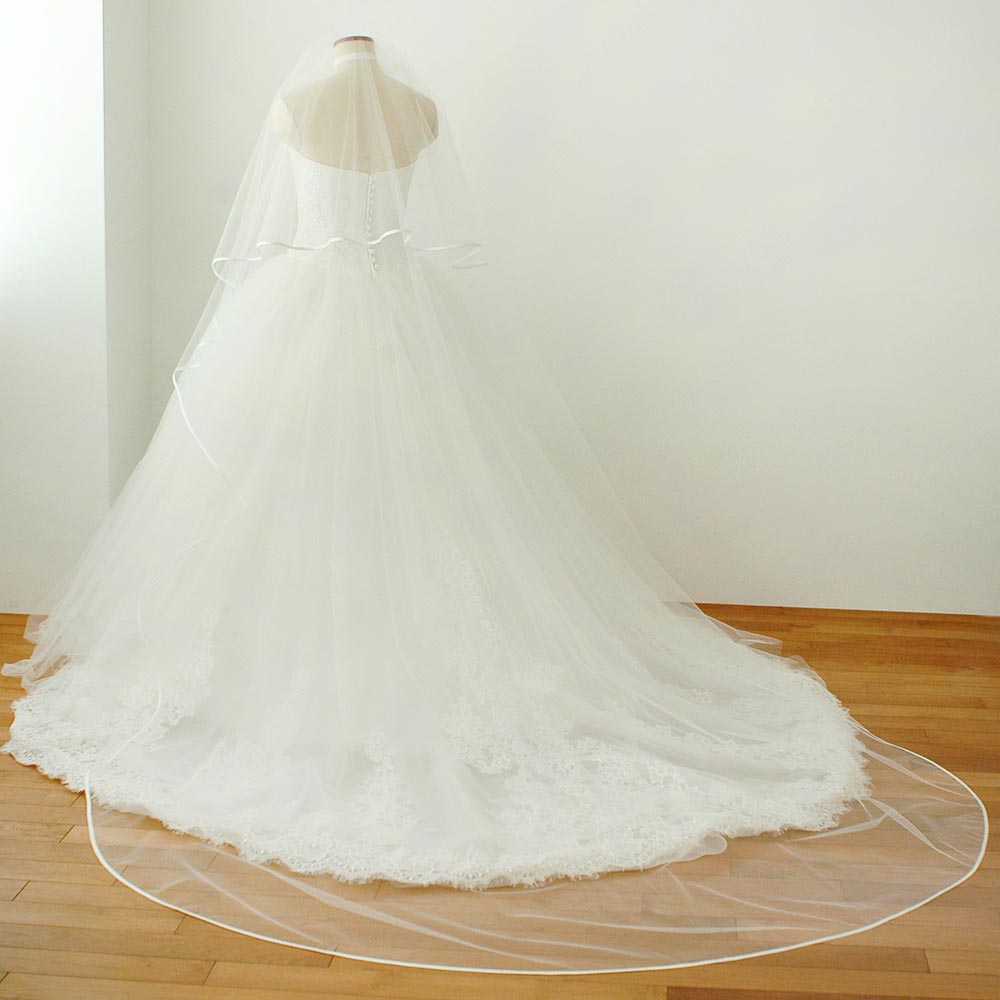 楽天市場】ウエディング ベール ロング ウエディングベール ブライダル