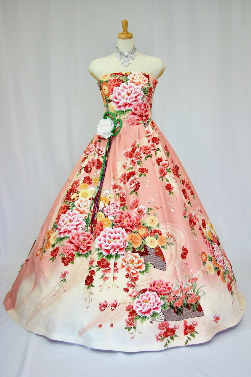 楽天市場】着物ドレス 着物 ドレス パーティードレス 演奏会用ドレス