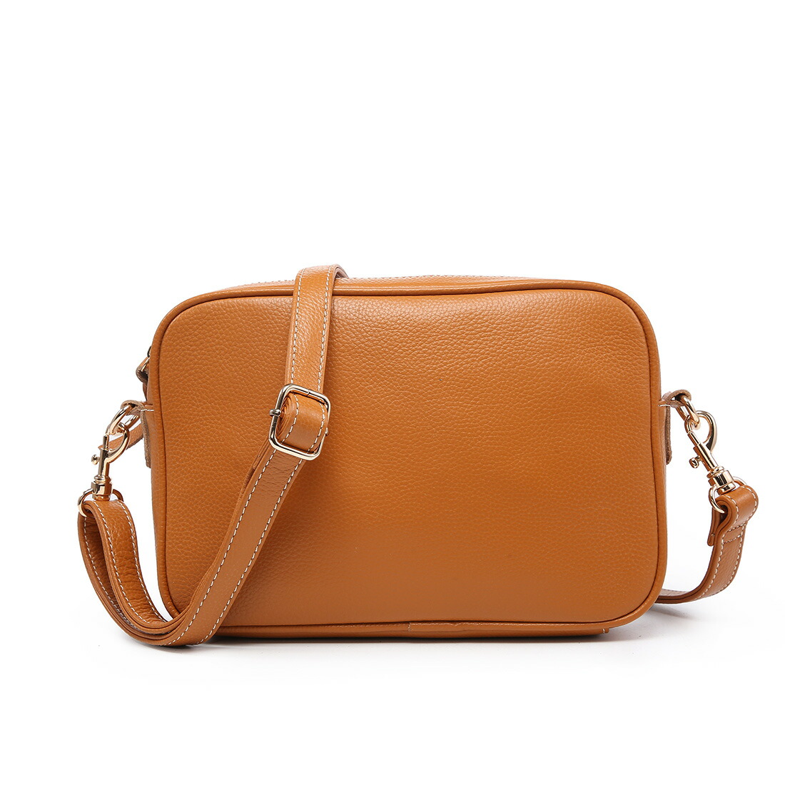 楽天市場】ショルダーバッグ 本革 キャメル ミニショルダー スクエア