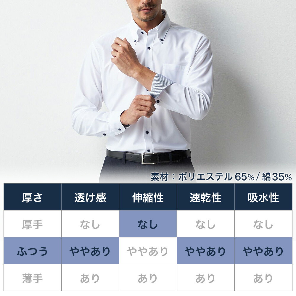 楽天市場】【ORIHICA公式】形態安定 ワイシャツ 3枚セット 抗菌防臭