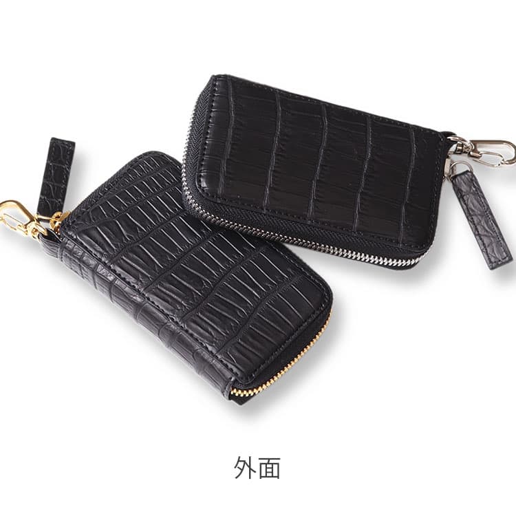 楽天市場】キーケース 鰐革 クロコダイル キーホルダー 日本製