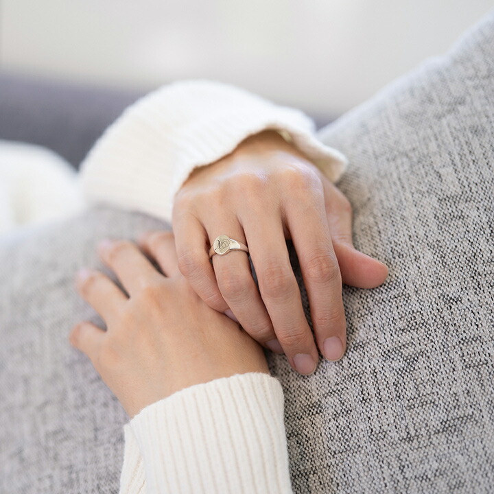 楽天市場】シグネットリング イニシャル シルバー925 : umu（アム）