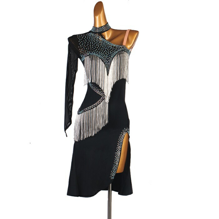 楽天市場】【既製品】社交ダンスドレス ダンス衣装 発表会 ステージ