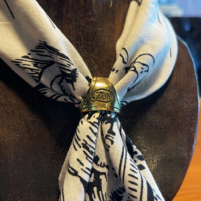 楽天市場】シルバー / ブラス バンダナリング スカーフリング メタル