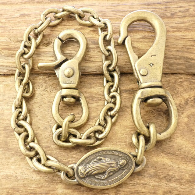 楽天市場】amp japan(アンプジャパン)真鍮 ウォレットチェーン マリア