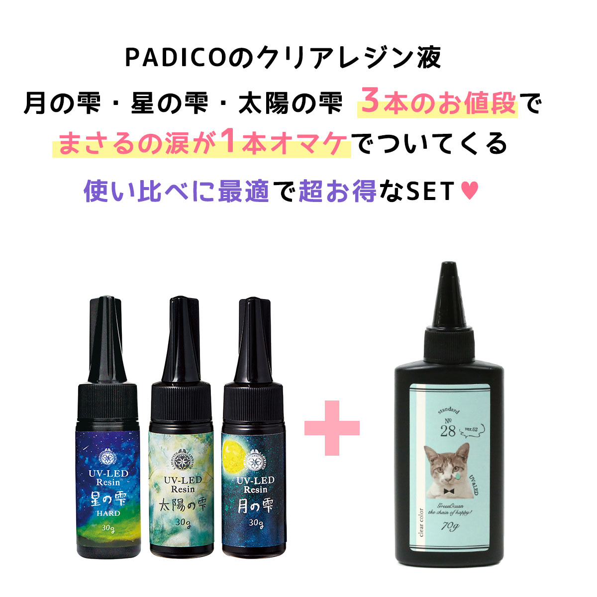 楽天市場】【1日限定P5倍】70gレジンがオマケ♪ レジン液 レジン