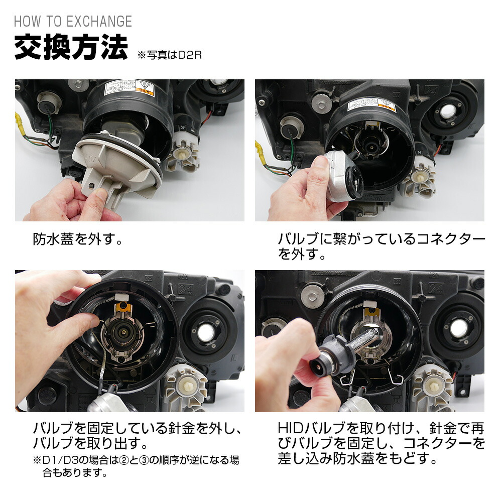 楽天市場】オデッセイRB1 2 3 4に 純正交換 HID D2S 白光 ホワイト