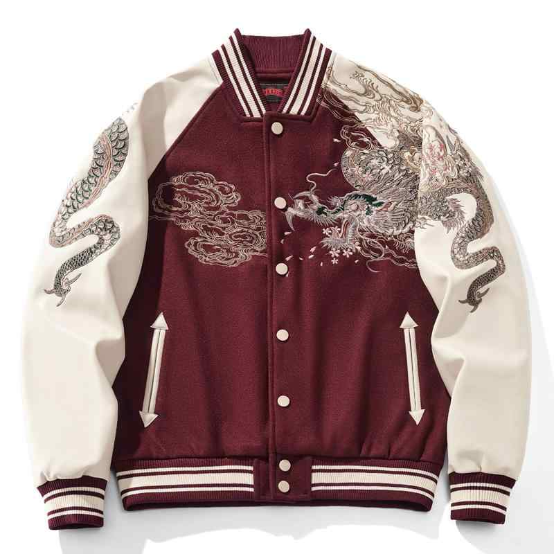 楽天市場】スカジャン スタジャン 派手 横須賀 重厚 ドラゴン 龍 桜 梅