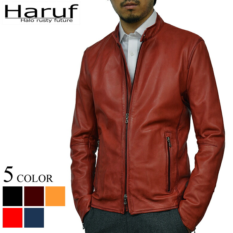 楽天市場】革ジャン ライダースジャケット 本革 レザージャケット