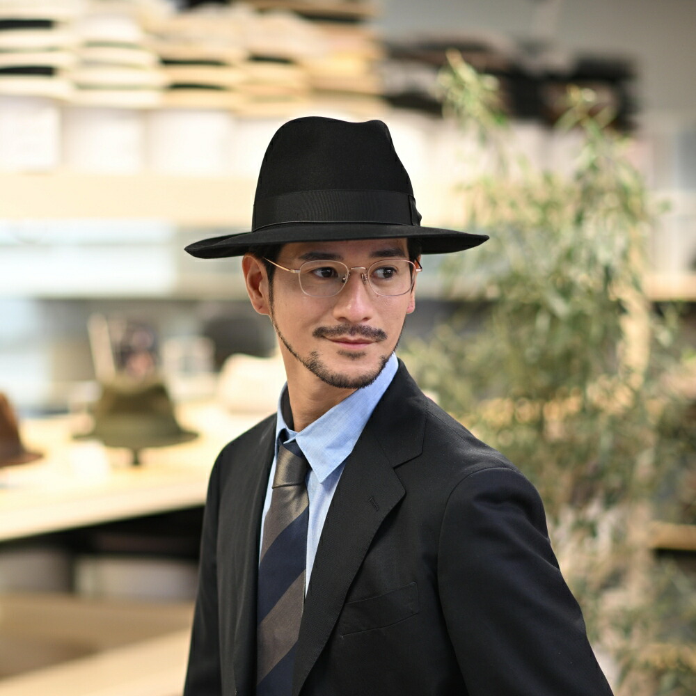 楽天市場】Borsalino ボルサリーノ 中折れハット フェルト帽 秋 冬