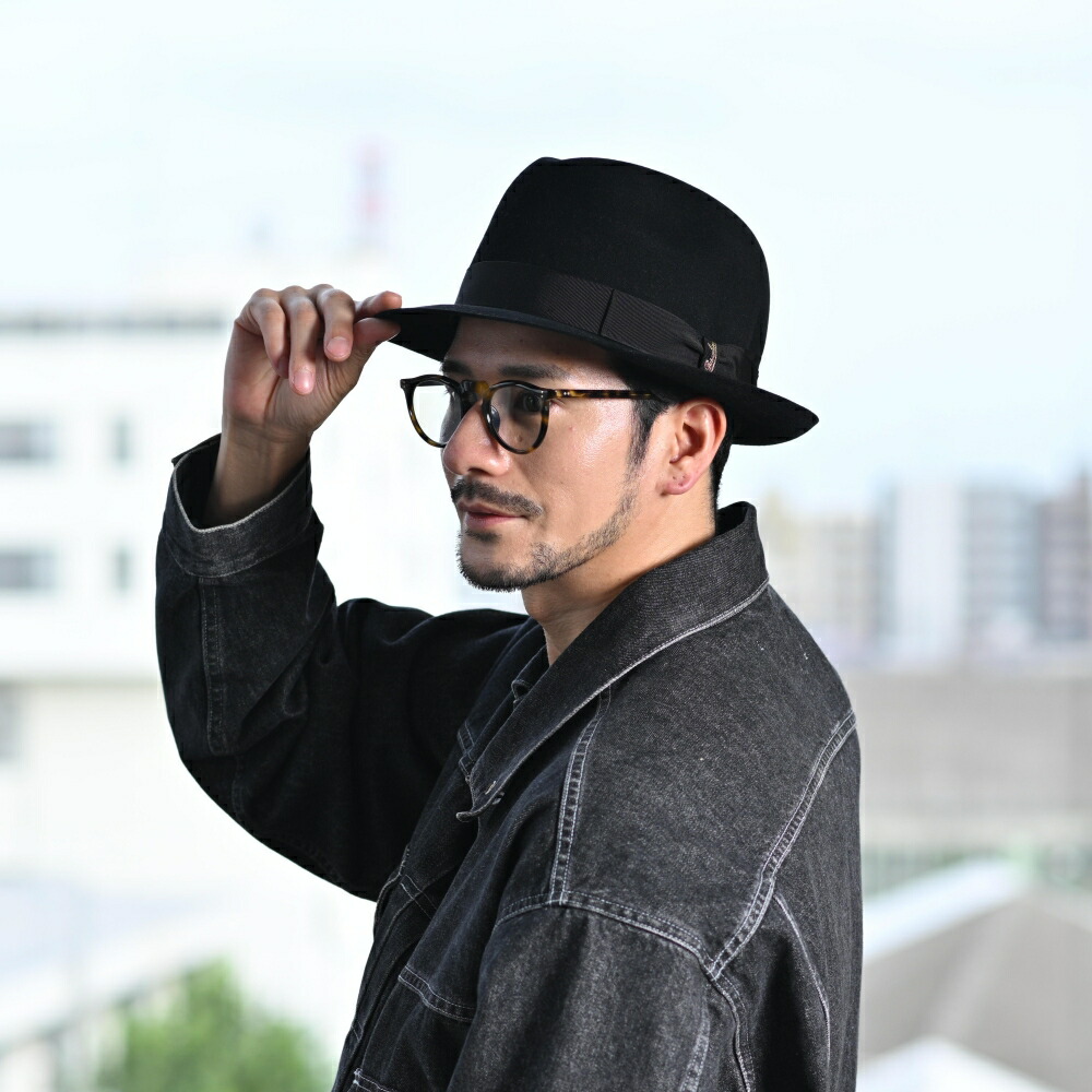 楽天市場】Borsalino ボルサリーノ 中折れハット フェルト帽 秋 冬