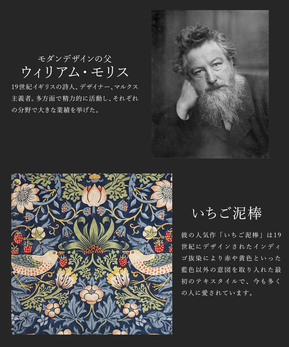 楽天市場】ウィリアムモリス いちご泥棒 エプロン おしゃれ カフェ風